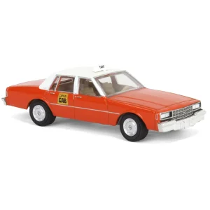 Manufacturer_Greenlight Collectibles Cars & Suvs<1/64 1981 Chevrolet Impala Capitol Cab Taxi with Man in Suit, Hobby Shop Series 15