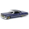 Manufacturer_Greenlight Collectibles Cars & Suvs<1/64 1963 Chevrolet Impala, Dark Blue & Gold, California Lowriders Series 5