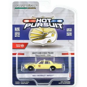Manufacturer_Greenlight Collectibles Cars & Suvs | Emergency Vehicles<1/64 1983 Chevrolet Impala, Maryland Sate Police, Hot Pursuit Series 45