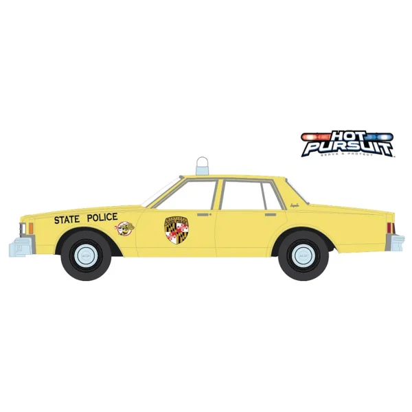 Manufacturer_Greenlight Collectibles Cars & Suvs | Emergency Vehicles<1/64 1983 Chevrolet Impala, Maryland Sate Police, Hot Pursuit Series 45