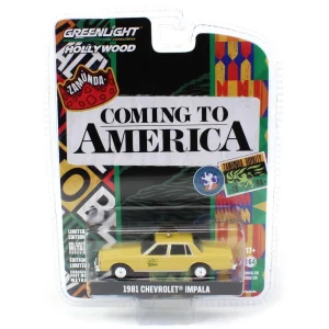 Manufacturer_Greenlight Collectibles Cars & Suvs<1/64 1981 Chevrolet Impala Taxi, Coming to America, Hollywood Series 39