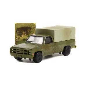 Outback Toys Pickup Trucks<1/64 1984 Chevrolet M1008 with Cargo Cover, Norman Rockwell Series 4