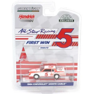 Manufacturer_Greenlight Collectibles Cars & Suvs<1/64 1984 Chevrolet Monte Carlo, All-Star Racing #5 First Win Tribute, Hobby Exclusive