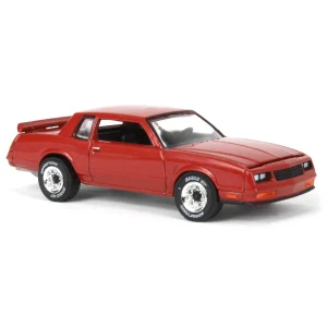 Manufacturer_Greenlight Collectibles Cars & Suvs<1/64 1985 Chevrolet Monte Carlo SS, Burgundy, Midwest Diecast Greenlight Exclusive