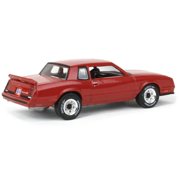 Manufacturer_Greenlight Collectibles Cars & Suvs<1/64 1985 Chevrolet Monte Carlo SS, Burgundy, Midwest Diecast Greenlight Exclusive