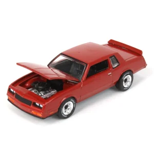 Manufacturer_Greenlight Collectibles Cars & Suvs<1/64 1985 Chevrolet Monte Carlo SS, Burgundy, Midwest Diecast Greenlight Exclusive