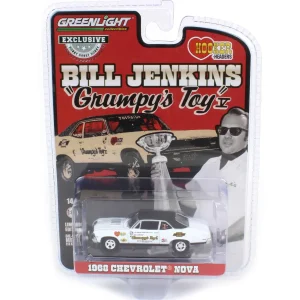 Manufacturer_Greenlight Collectibles Cars & Suvs<1/64 1968 Chevrolet Nova SS, Bill Jenkins "Grumpy's Toy" Hooker Headers, Hobby Exclusive