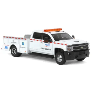 Manufacturer_Greenlight Collectibles Pickup Trucks<1/64 2018 Chevrolet Silverado 3500 Dually Service Bed, FDOT, Dually Drivers 12
