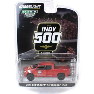 Manufacturer_Greenlight Collectibles Pickup Trucks<1/64 2023 Chevrolet Silverado 1500, 107th Indianapolis 500 Official Truck, Hobby Exclusive
