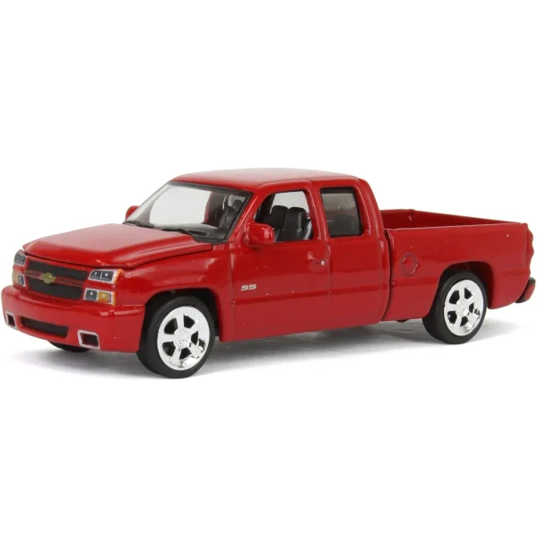 Manufacturer_Auto World Pickup Trucks<1/64 2006 Chevrolet Silverado SS Extended Cab Fleetside Pickup Truck, Victory Red, Auto World