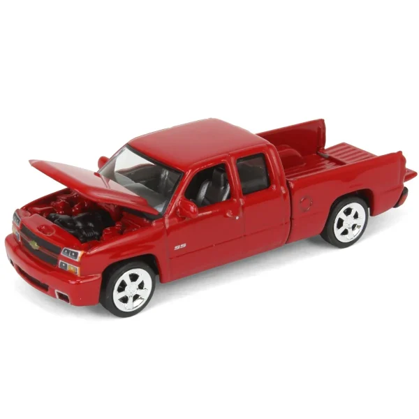 Manufacturer_Auto World Pickup Trucks<1/64 2006 Chevrolet Silverado SS Extended Cab Fleetside Pickup Truck, Victory Red, Auto World