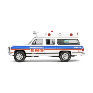 Manufacturer_Greenlight Collectibles Cars & Suvs | Emergency Vehicles<1/64 1991 Chevrolet Suburban Ambulance, Glacier County EMS, First Responders Series 2