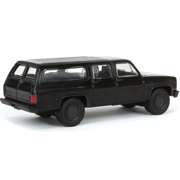 Manufacturer_Greenlight Collectibles Cars & Suvs<1/64 1985 Chevrolet Suburban C10 Custom Deluxe, Black Bandit Series 29