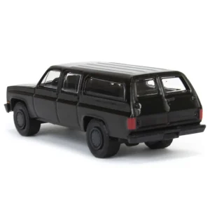 Manufacturer_Greenlight Collectibles Cars & Suvs<1/64 1985 Chevrolet Suburban C10 Custom Deluxe, Black Bandit Series 29