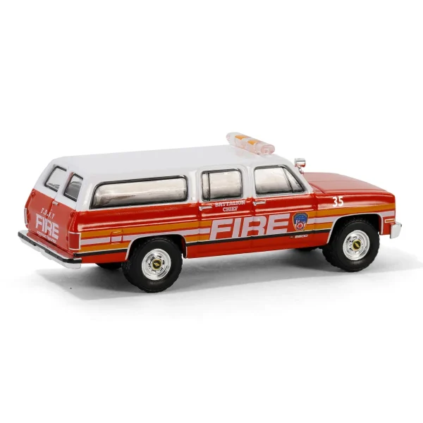 Manufacturer_Greenlight Collectibles Cars & Suvs | Emergency Vehicles<1/64 1991 Chevrolet Suburban, FDNY Battalion Chief, Hobby Exclusive