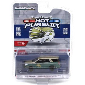 Manufacturer_Greenlight Collectibles Cars & Suvs | Emergency Vehicles<1/64 2023 Chevrolet Tahoe Police Pursuit Vehicle (PPV), New Hampshire State Police, Hot Pursuit Series 46