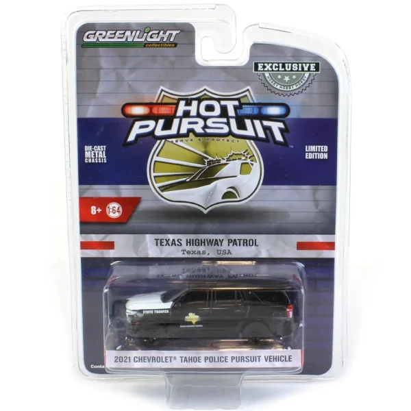 Manufacturer_Greenlight Collectibles Cars & Suvs | Emergency Vehicles<1/64 2021 Chevrolet Tahoe Police Pursuit Vehicle, Texas Highway Patrol