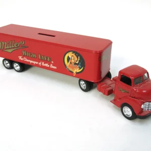 Manufacturer_ERTL Airplanes & Banks | Box Trucks & Trailers<1/43 1950 Chevrolet Truck & Trailer Bank with Miller Brewing Company Logos