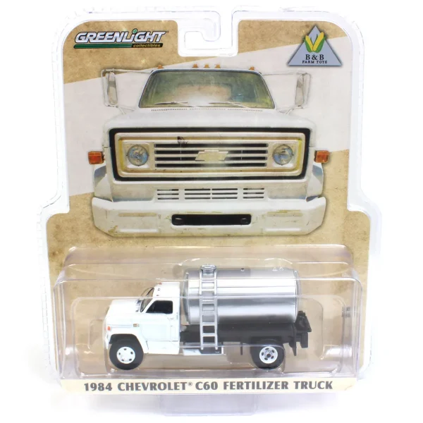 Manufacturer_Greenlight Collectibles Tanker Trucks<1/64 1984 Chevy C-60 Fertilizer Truck with White Cab, Exclusive Limited Edition