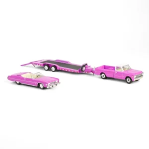 Manufacturer_Greenlight Collectibles Cars & Suvs | Pickup Trucks<1/64 1972 Chevy C30 with Heavy Duty Car Hauler & 1974 Cadillac Eldorado, True Romance, Hollywood Hitch & Tow Series 13