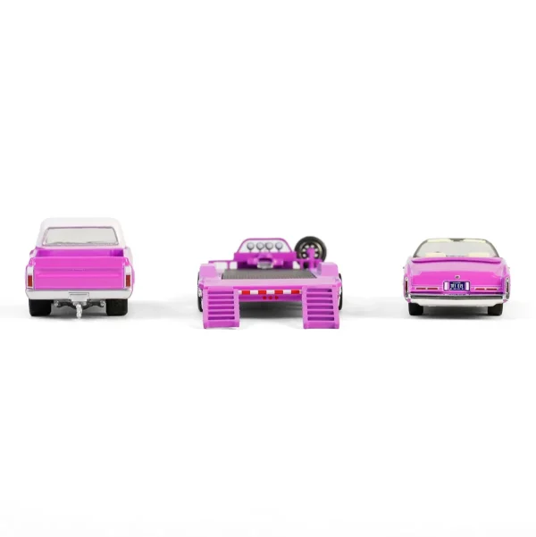 Manufacturer_Greenlight Collectibles Cars & Suvs | Pickup Trucks<1/64 1972 Chevy C30 with Heavy Duty Car Hauler & 1974 Cadillac Eldorado, True Romance, Hollywood Hitch & Tow Series 13