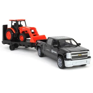 Manufacturer_New Ray Toys Inc. Pickup Trucks<1/43 Chevy Pickup with Kubota M5-111 Tractor & Loader