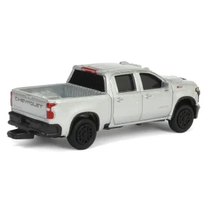 Manufacturer_ERTL Pickup Trucks<1/64 Chevy Silverado 2500HD Z71 Silver Ice Metallic, Collect N Play by ERTL