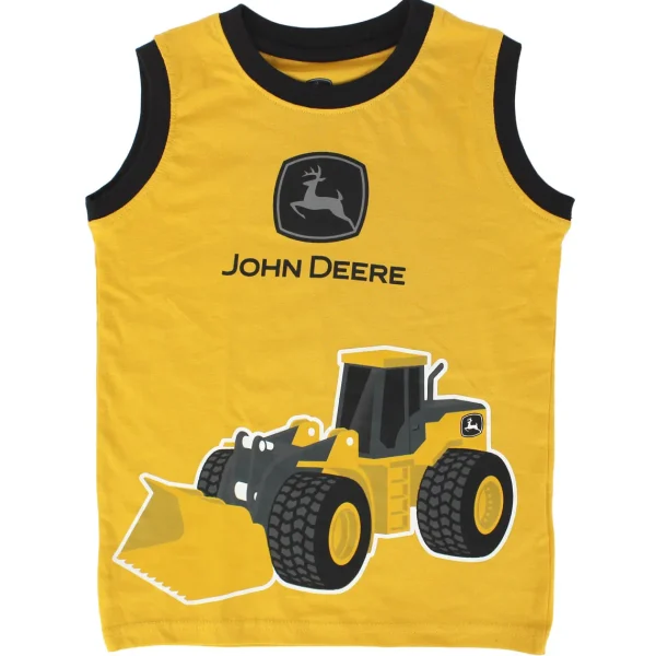 Outback Toys John Deere<Children's John Deere Construction Wheel Loader Muscle T-Shirt