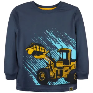 Outback Toys John Deere<Children's John Deere Construction Wheel Loader Wrap Print Long Sleeve Shirt
