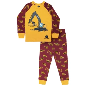 Outback Toys John Deere<Childrens John Deere Construction Equipment Pajama Set