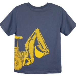 Outback Toys John Deere<Childrens John Deere Construction Backhoe Loader Blue Short Sleeve T-Shirt