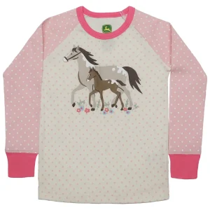 Outback Toys John Deere<Childrens John Deere Mama & Foal Polka Dots Pajama Set