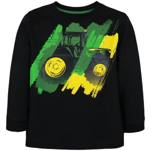 Outback Toys John Deere<Children's John Deere Tractor Brush Strokes Long Sleeve Shirt
