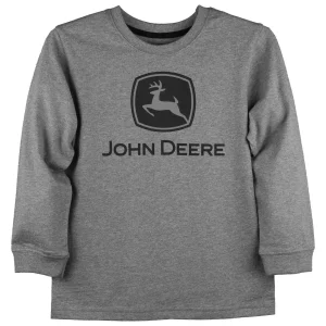 Outback Toys John Deere<Childrens John Deere Trademark Gray Long Sleeve T-shirt