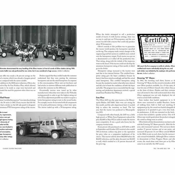 Outback Toys Books, Calendars & Dvds<Classic Oliver Tractors 160 Page Paperback Book by Sherry Schaefer