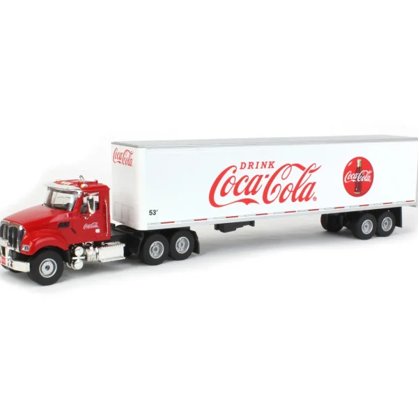 Outback Toys Box Trucks & Trailers<1/50 Coca-Cola Truck with 53ft Trailer