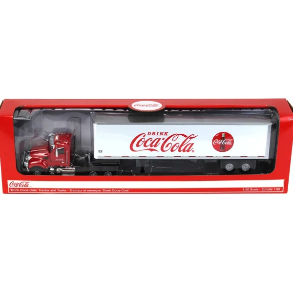 Outback Toys Box Trucks & Trailers<1/50 Coca-Cola Truck with 53ft Trailer