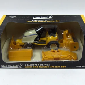 Manufacturer_ERTL Lawn & Garden<1/16 Collector Edition Cub Cadet Lawn and Garden Tractor Set by ERTL