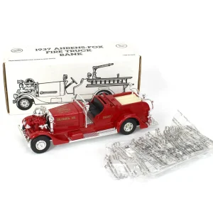 Manufacturer_ERTL Airplanes & Banks | Emergency Vehicles<1/30 1937 Columbia Ahrens-Fox Fire Truck Bank by ERTL