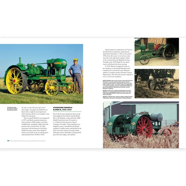Outback Toys Books, Calendars & Dvds<Complete Book of Classic John Deere Tractors: The First 100 Years