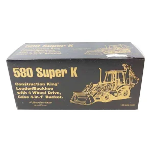 Outback Toys Loaders<1/35 Conrad Case 580 Super K Backhoe, 1992 Gold 150th Anniversary Edition