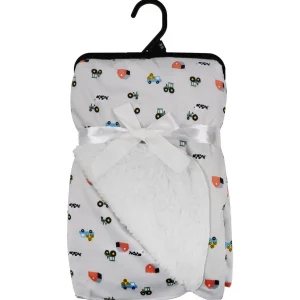 Outback Toys Bed & Bath<Cool Gray & White Sherpa Blanket