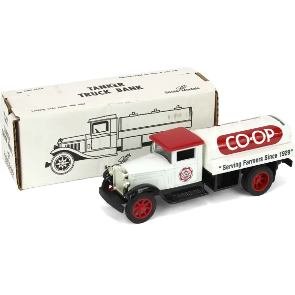 Manufacturer_Scale Models Airplanes & Banks | Tanker Trucks<CO-OP Tanker Truck Bank by Scale Models