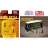 Outback Toys Vehicle Accessories<1/64 Courier Service Figure Set, Mijo Exclusive
