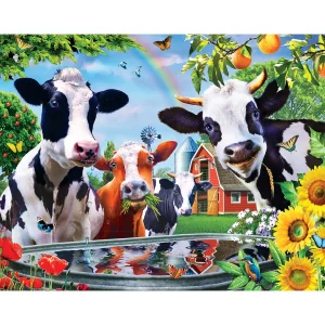 Outback Toys Games & Puzzles<Cow Moo Love 300 Piece Puzzle