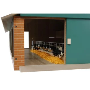 Manufacturer_Universal Hobbies Wooden Barns & Large Accessories<1/32 Deluxe Cattle Shed with Milking Parlour Set