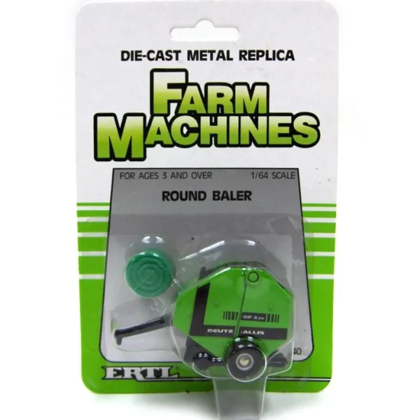 Manufacturer_ERTL Implements<1/64 Deutz-Allis Round Baler with Bale