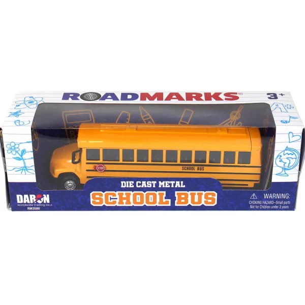 Outback Toys Tow & Straight Trucks<Die-Cast 7.5 Inch Pullback School Bus