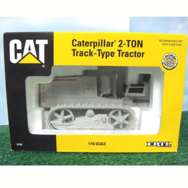Manufacturer_ERTL Crawlers & Dozers<1/16 Die-cast Caterpillar 2-Ton Track-Type Crawler - Box is Worn
