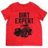 Outback Toys Case Ih & Ji Case<Dirt Expert Case IH Toddler Red Short Sleeve T-Shirt